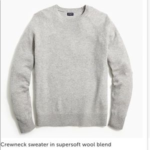 J. Crew Men’s crewneck wool sweater, size medium